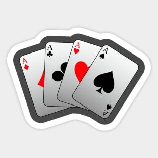 (Pocket) Aces High, Playing Cards Sticker